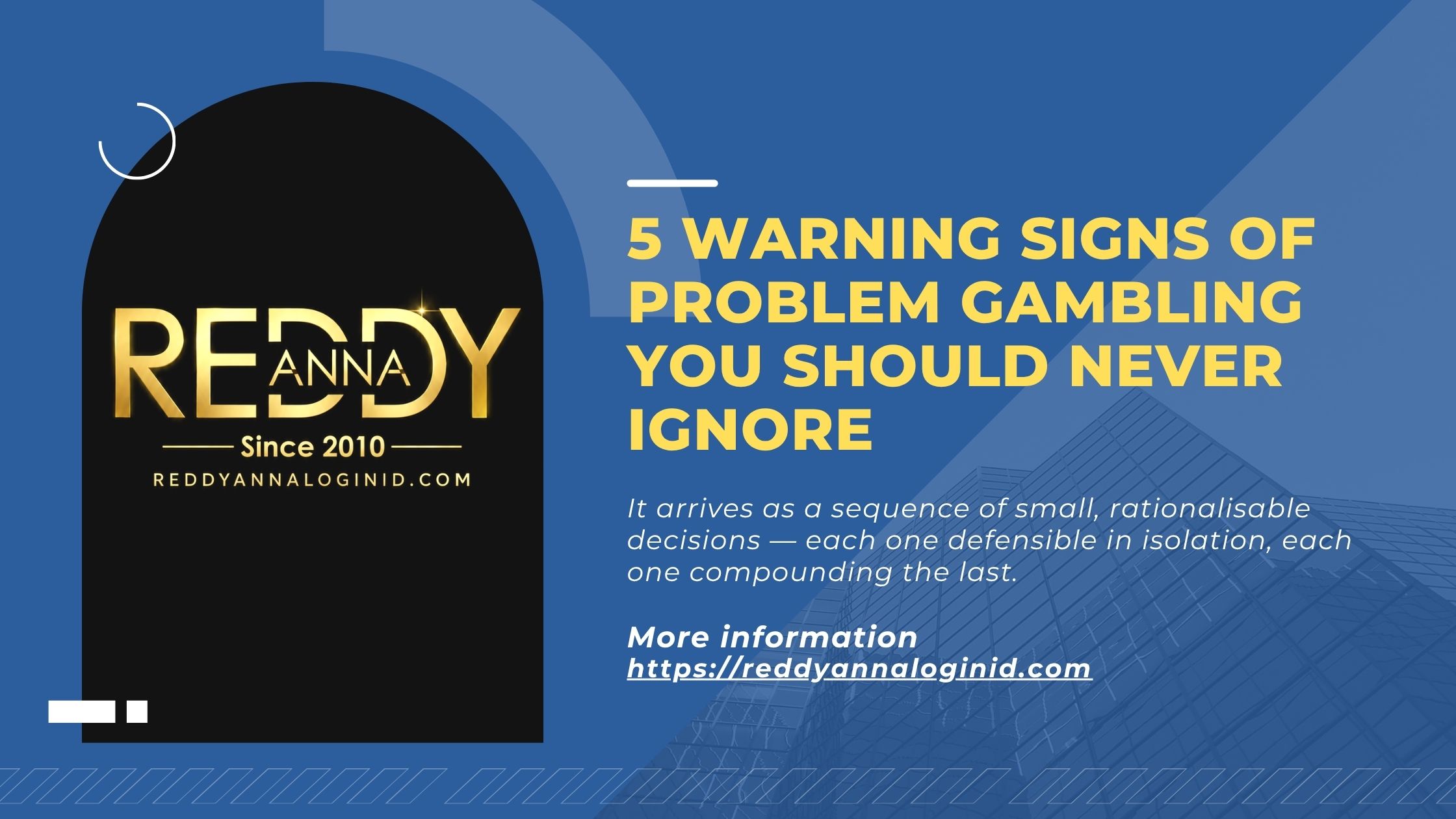 5 Warning Signs of Problem Gambling You Should Never Ignore
