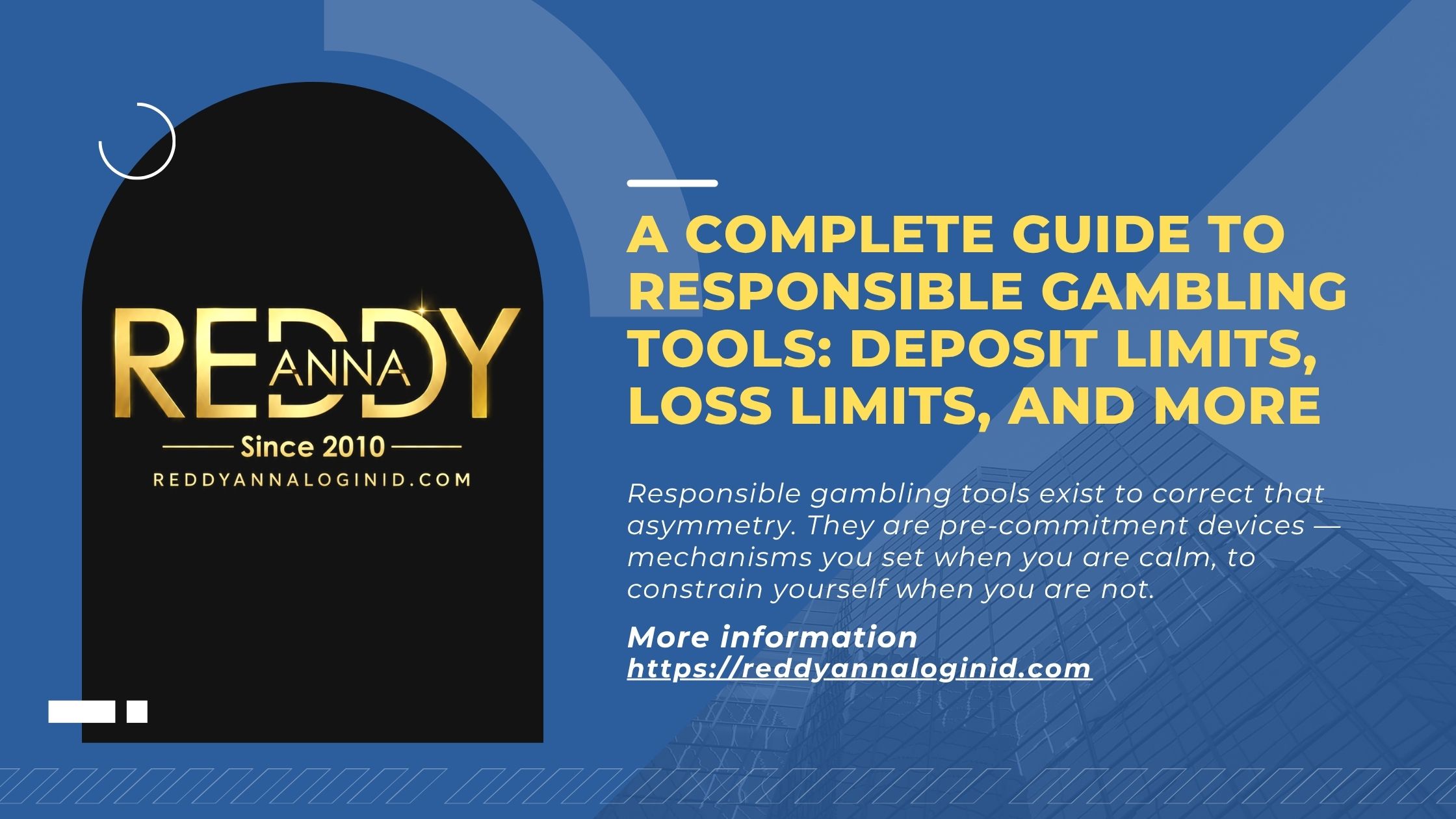 A Complete Guide to Responsible Gambling Tools: Deposit Limits, Loss Limits, and More