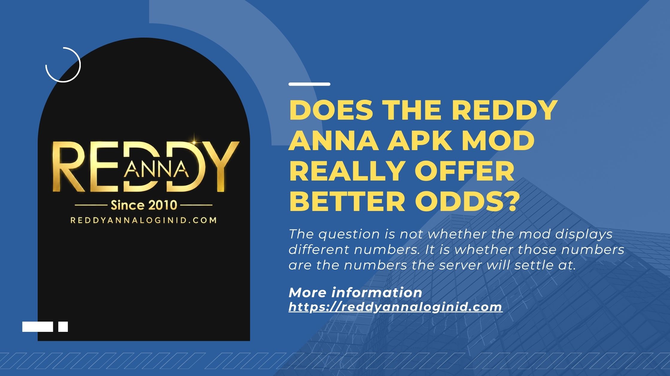 Does the Reddy Anna APK Mod Really Offer Better Odds?