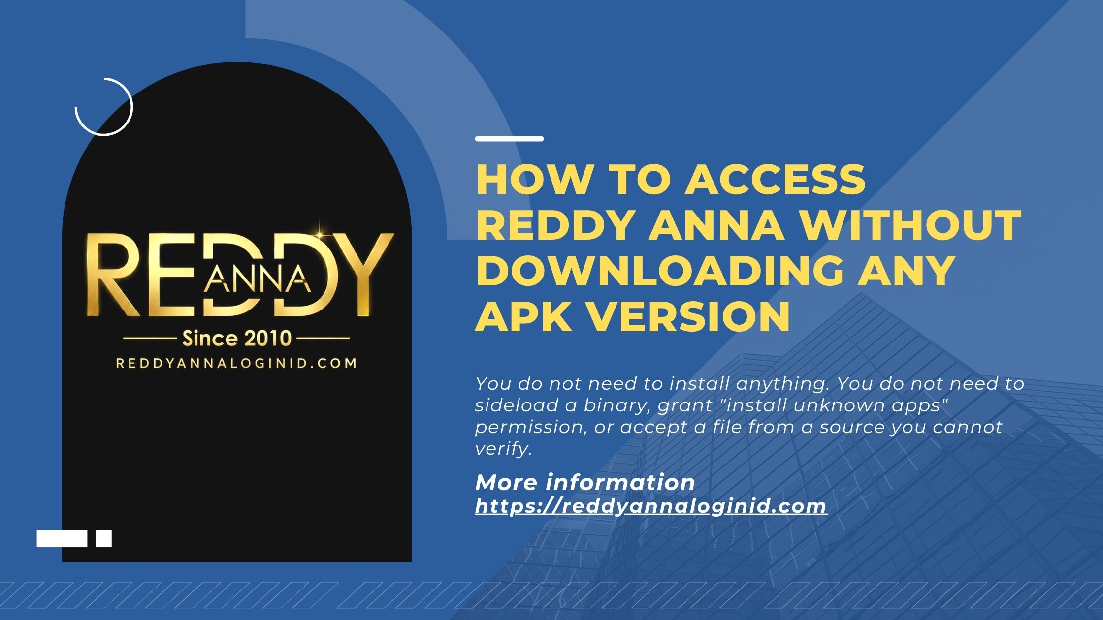 How to Access Reddy Anna Without Downloading Any APK Version