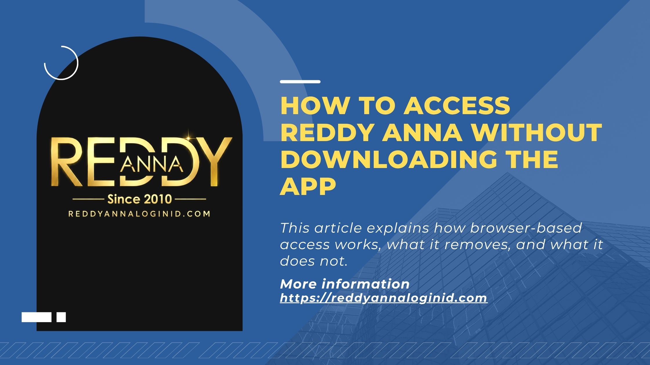 How to Access Reddy Anna Without Downloading the App