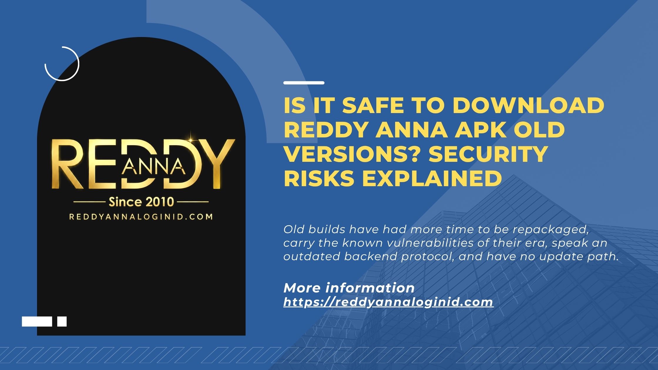 Is It Safe to Download Reddy Anna APK Old Versions? Security Risks Explained