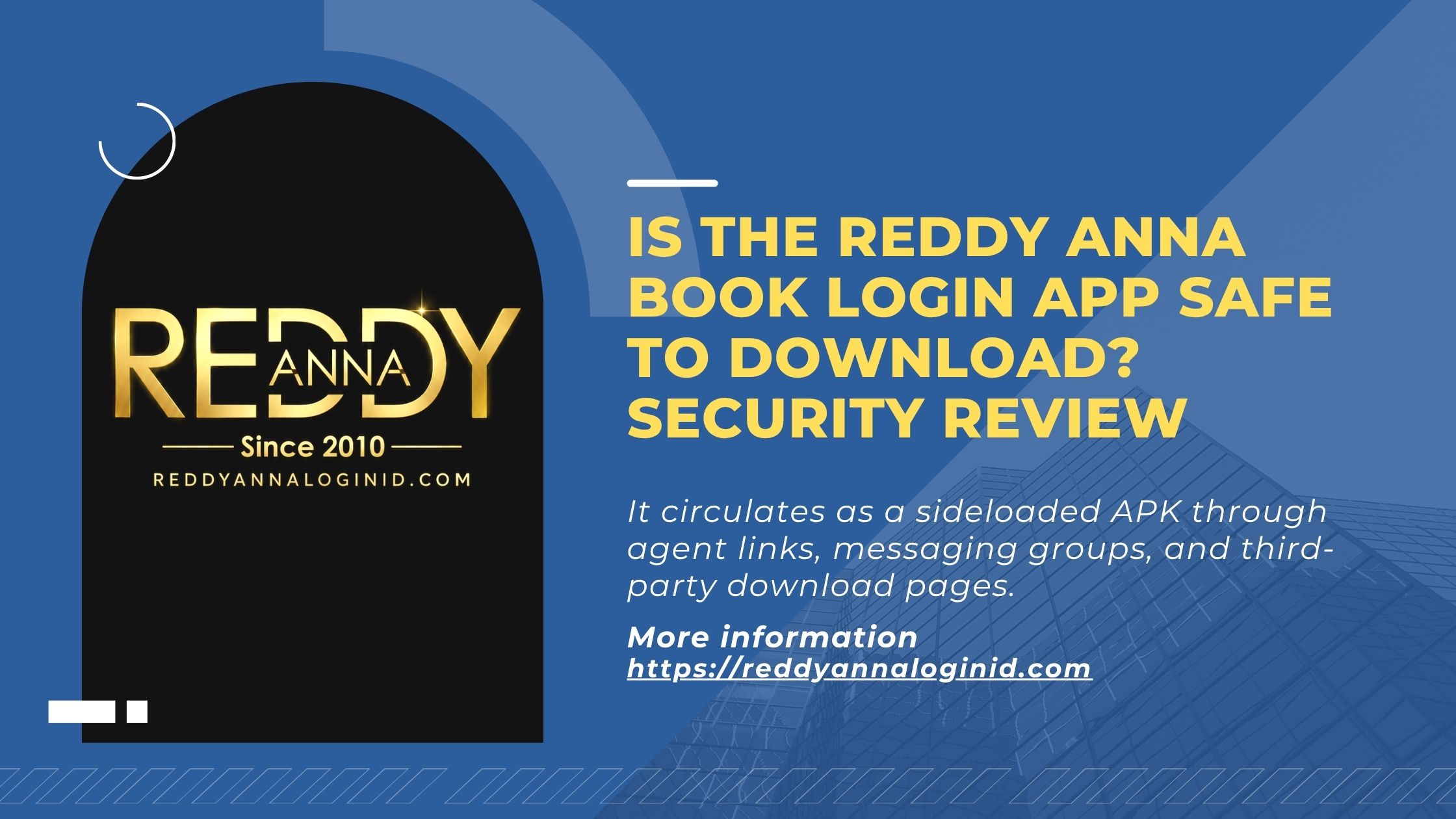 Is the Reddy Anna Book Login App Safe to Download? Security Review