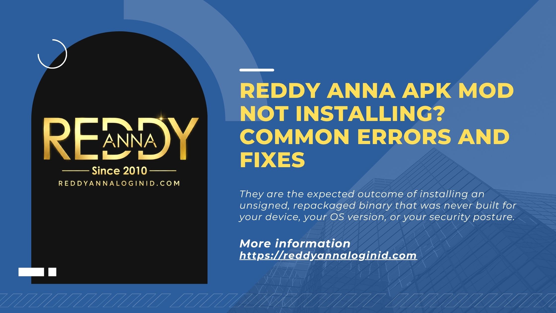 Reddy Anna APK Mod Not Installing? Common Errors and Fixes