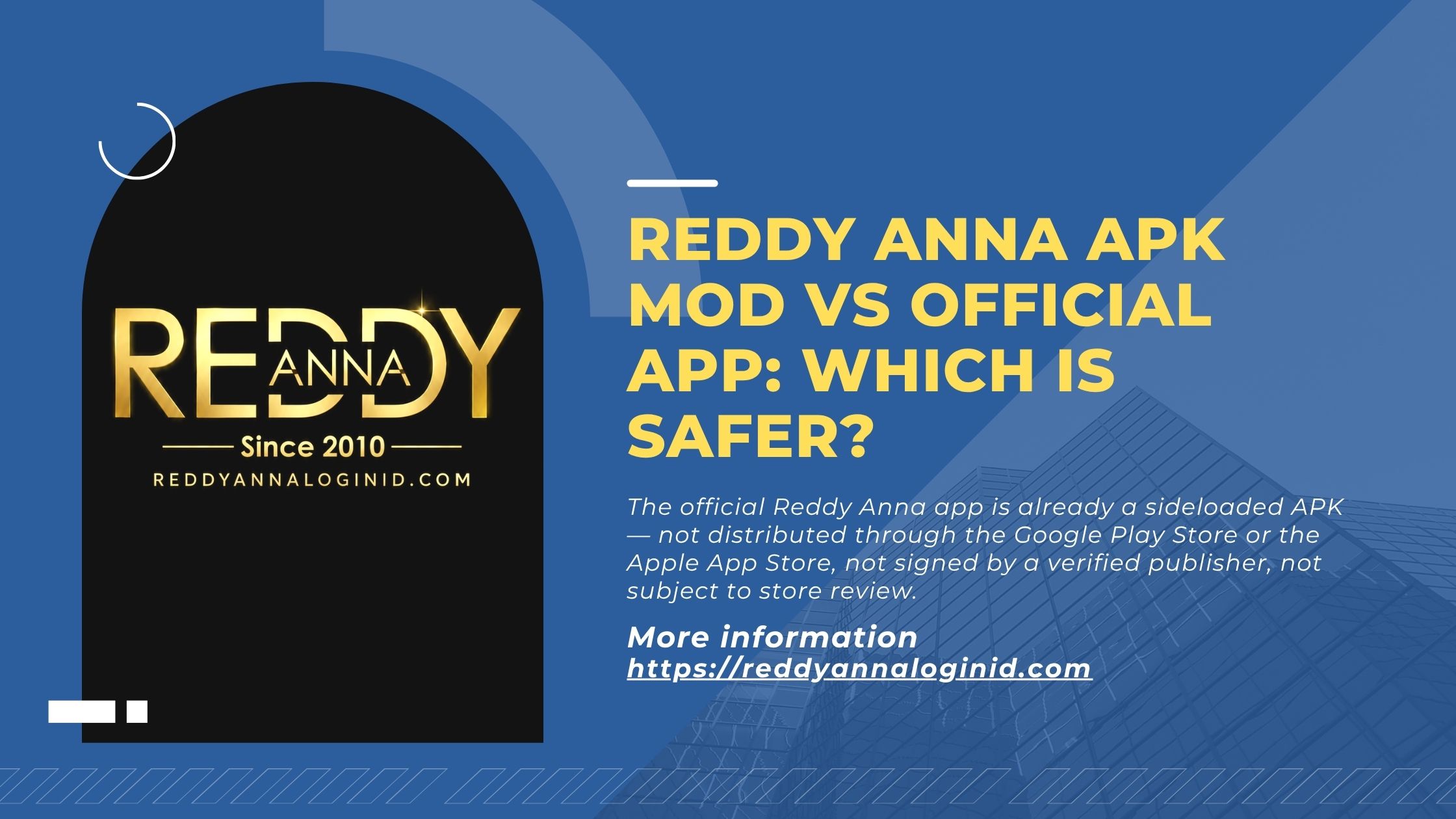 Reddy Anna APK Mod vs Official App: Which Is Safer?