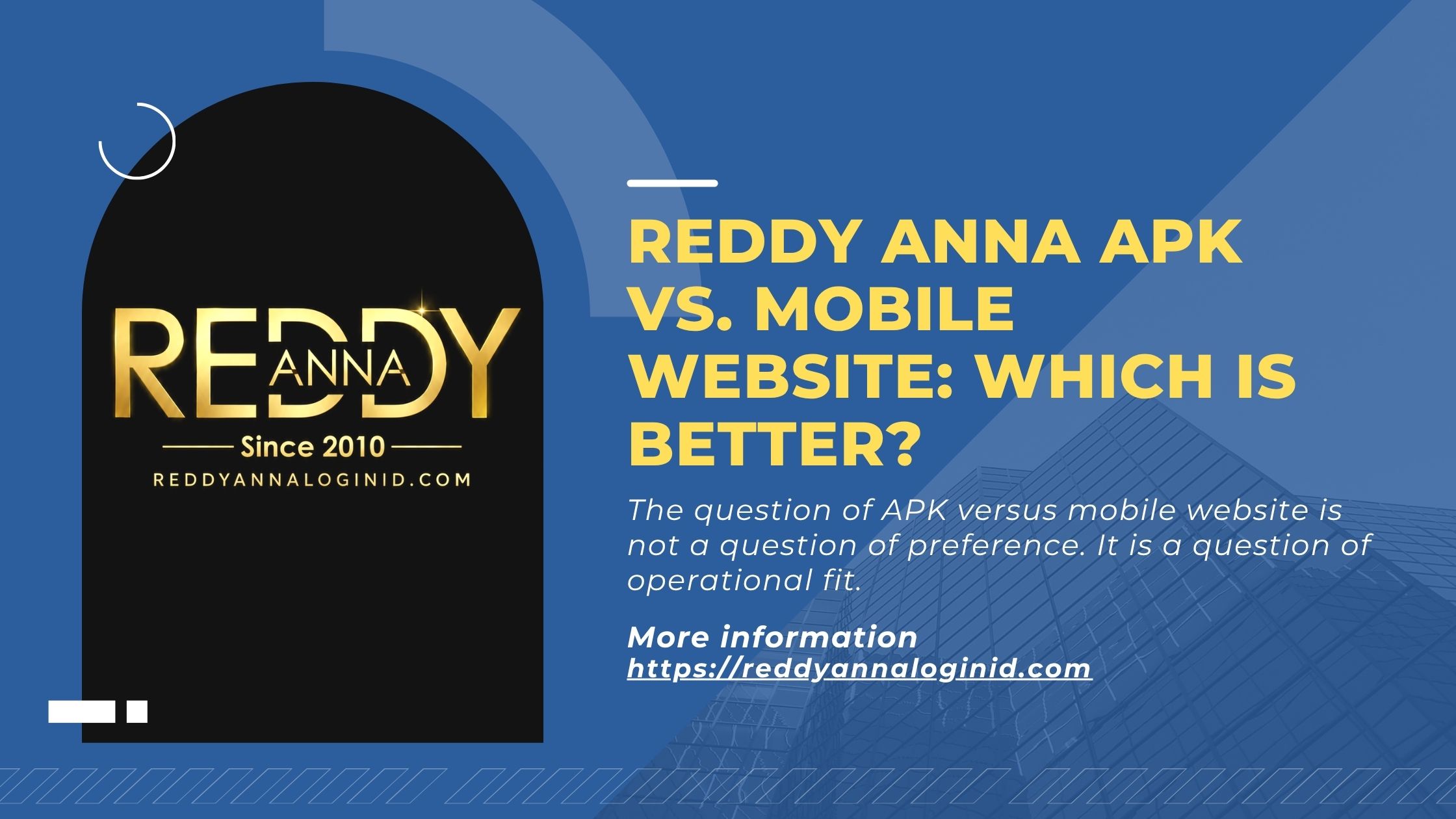 Reddy Anna APK vs. Mobile Website: Which Is Better?