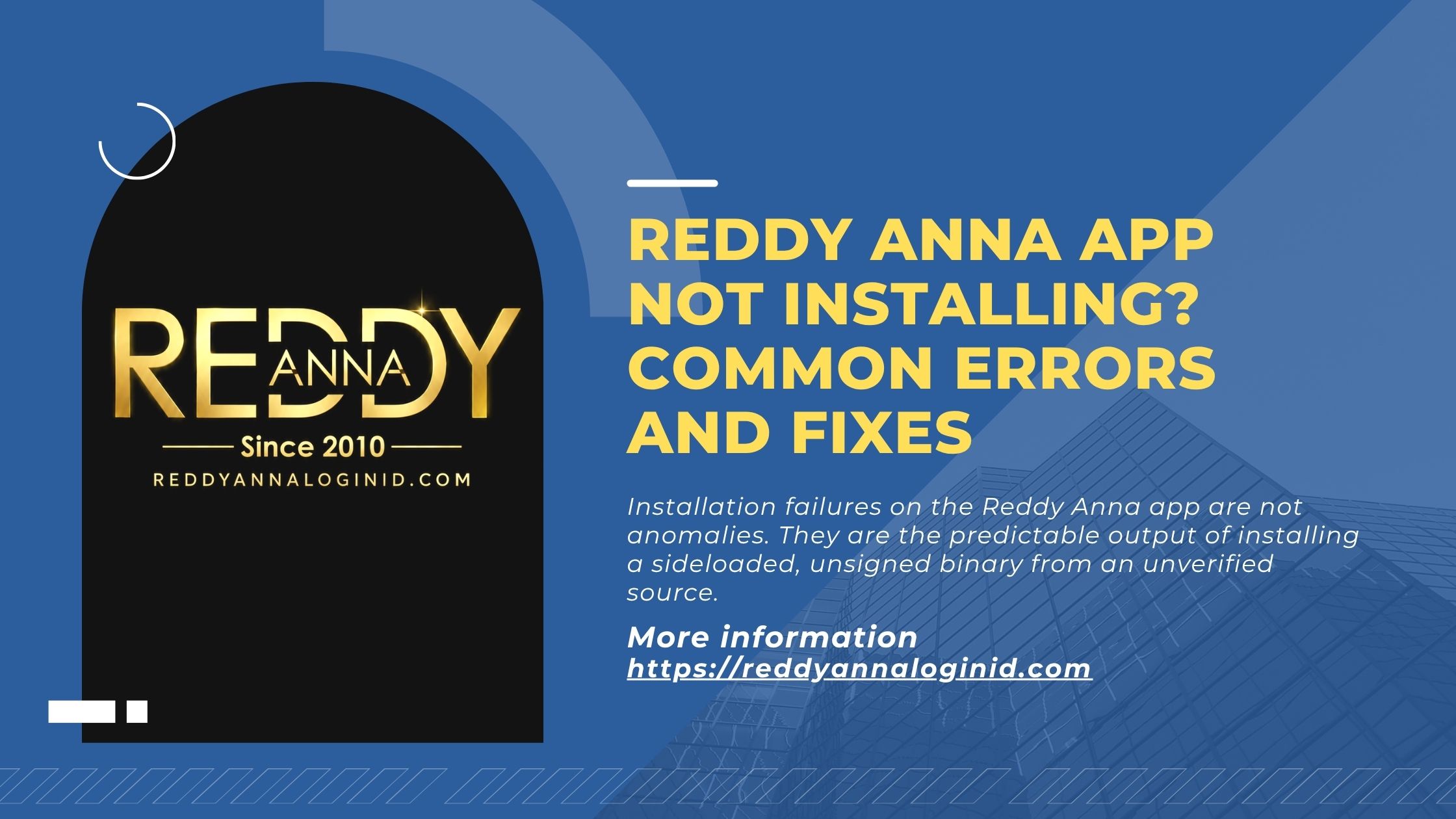 Reddy Anna App Not Installing? Common Errors and Fixes