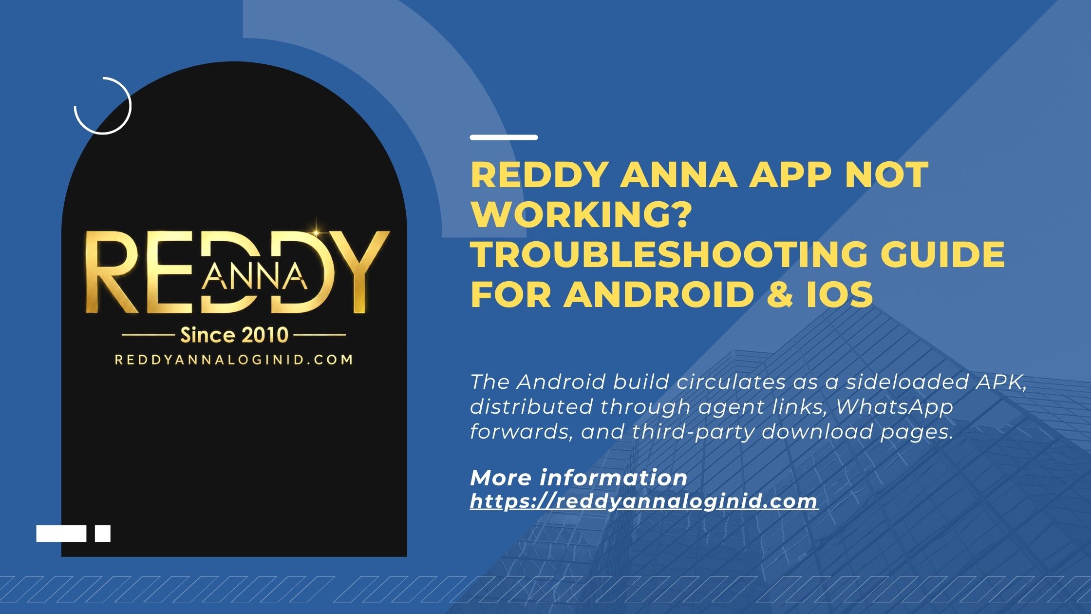 Reddy Anna App Not Working? Troubleshooting Guide for Android & iOS