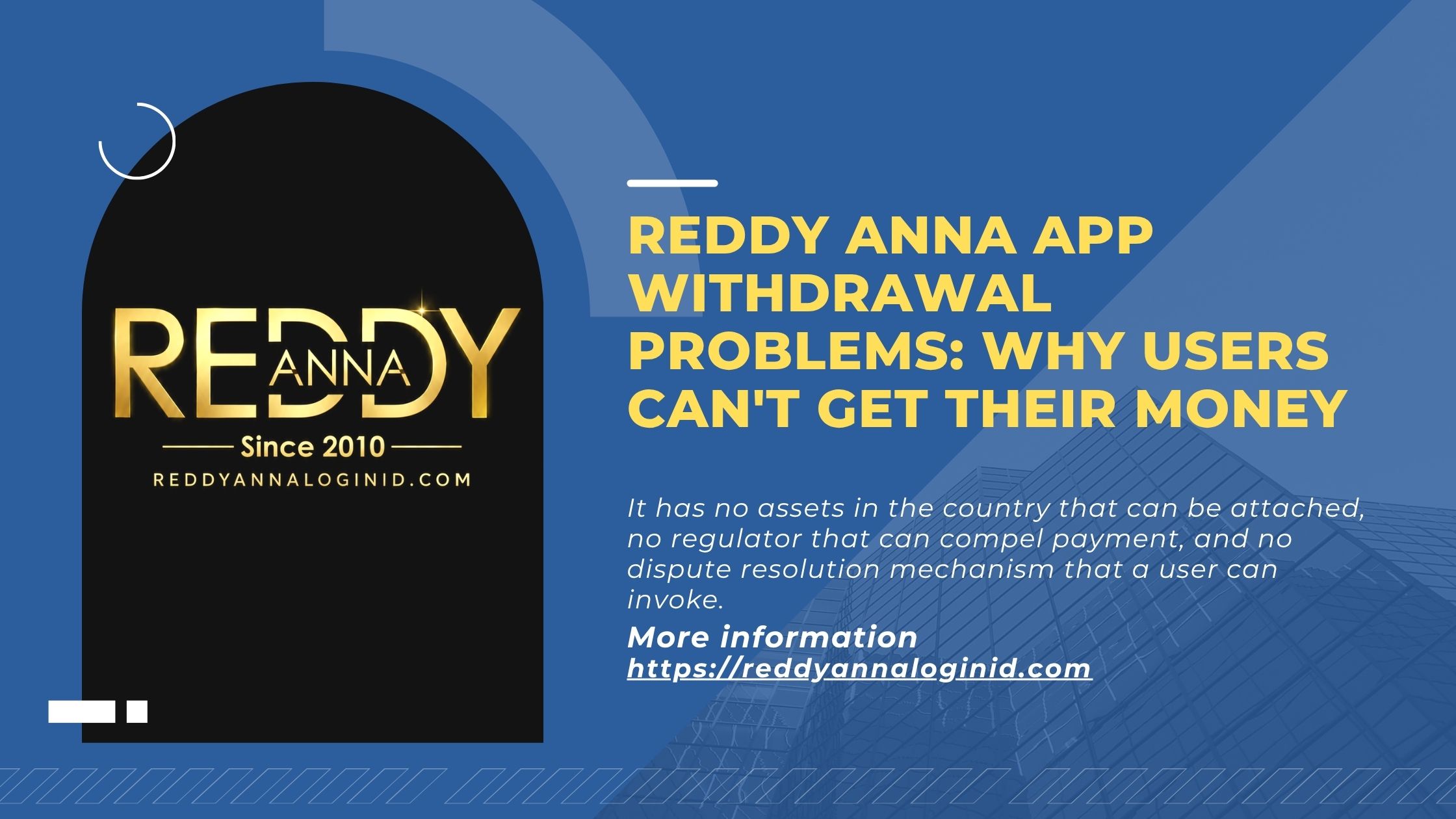 Reddy Anna App Withdrawal Problems: Why Users Can't Get Their Money