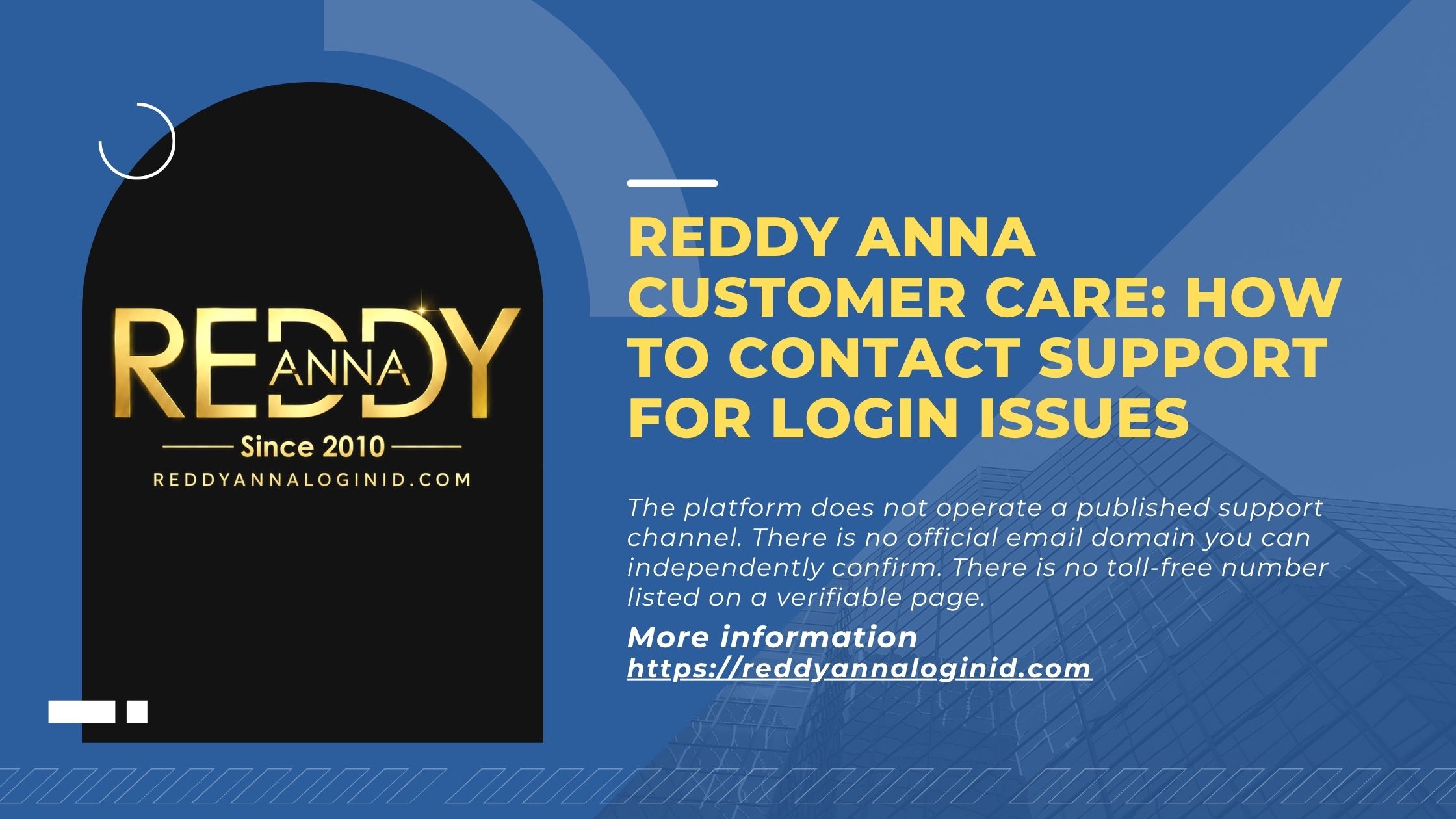 Reddy Anna Customer Care: How to Contact Support for Login Issues