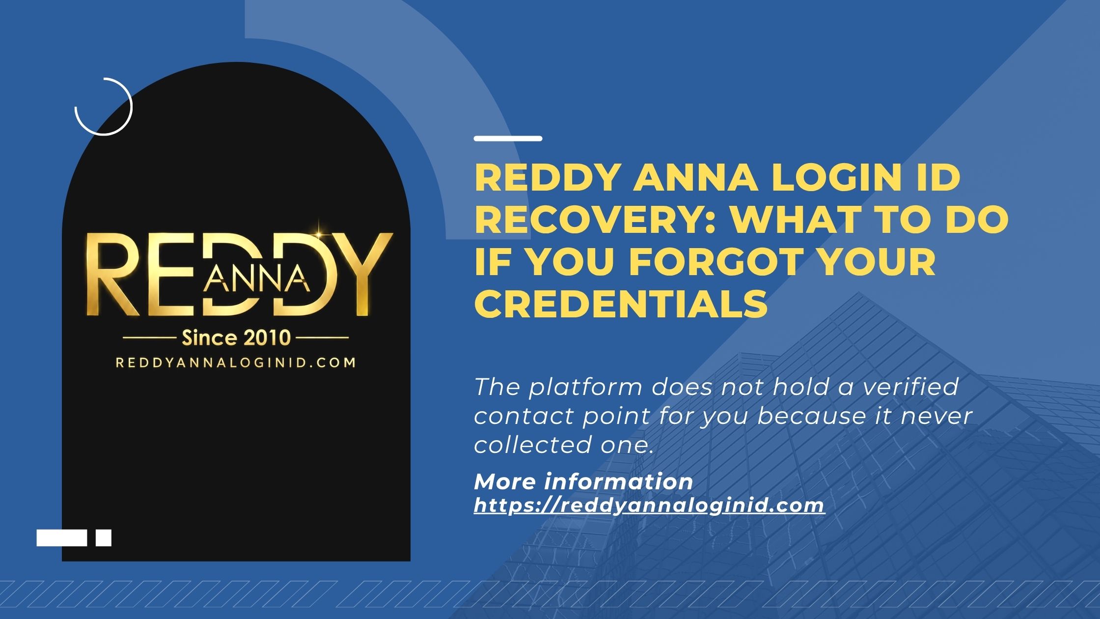 Reddy Anna Login ID Recovery: What to Do If You Forgot Your Credentials