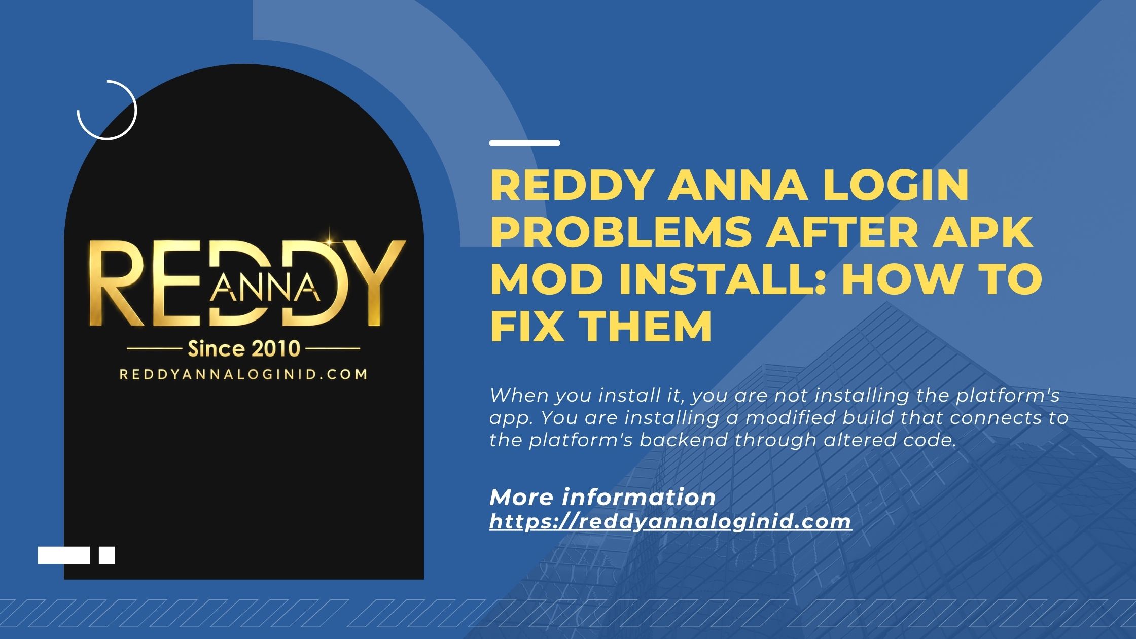 Reddy Anna Login Problems After APK Mod Install: How to Fix Them
