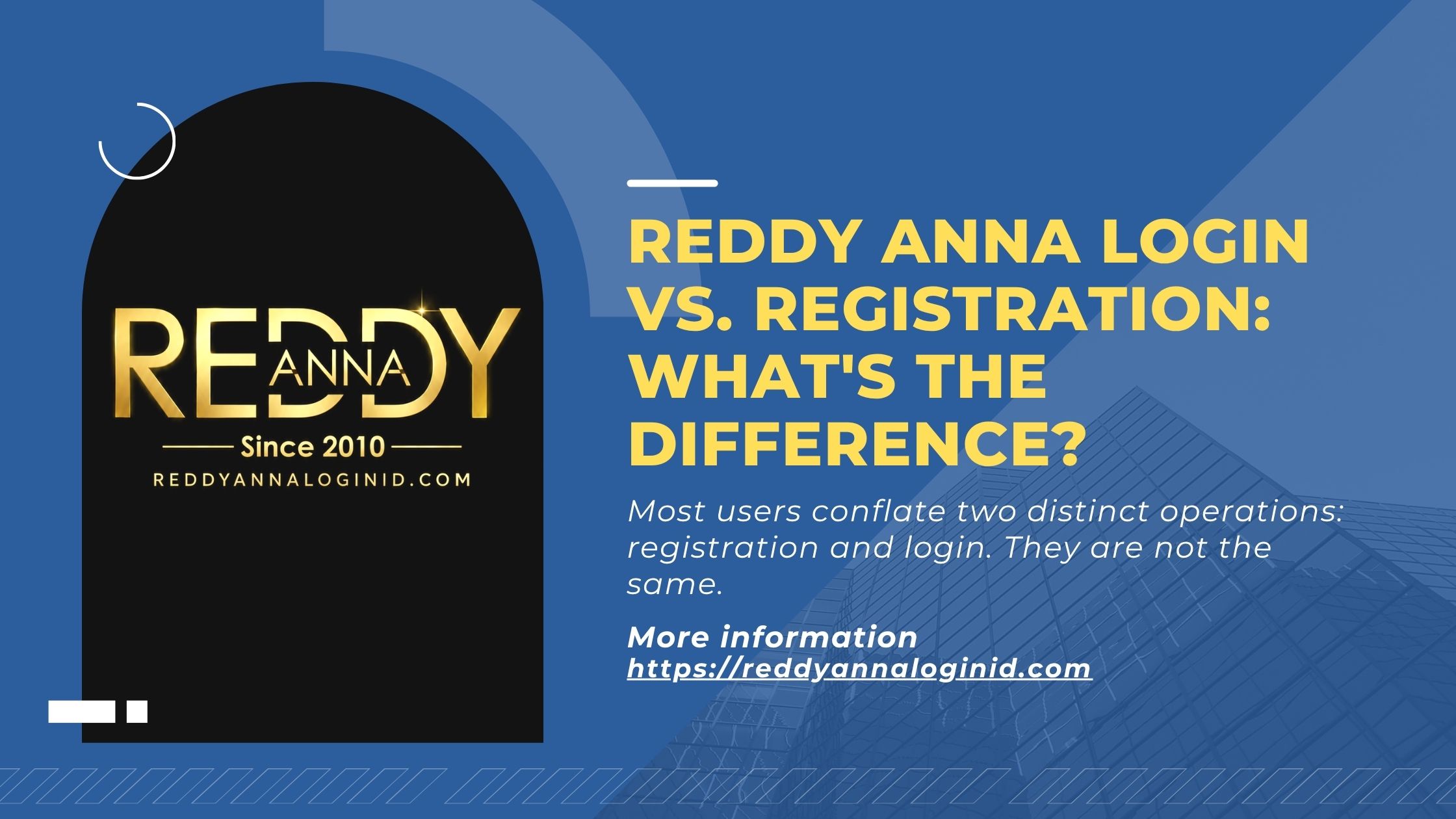 Reddy Anna Login vs. Registration: What's the Difference?