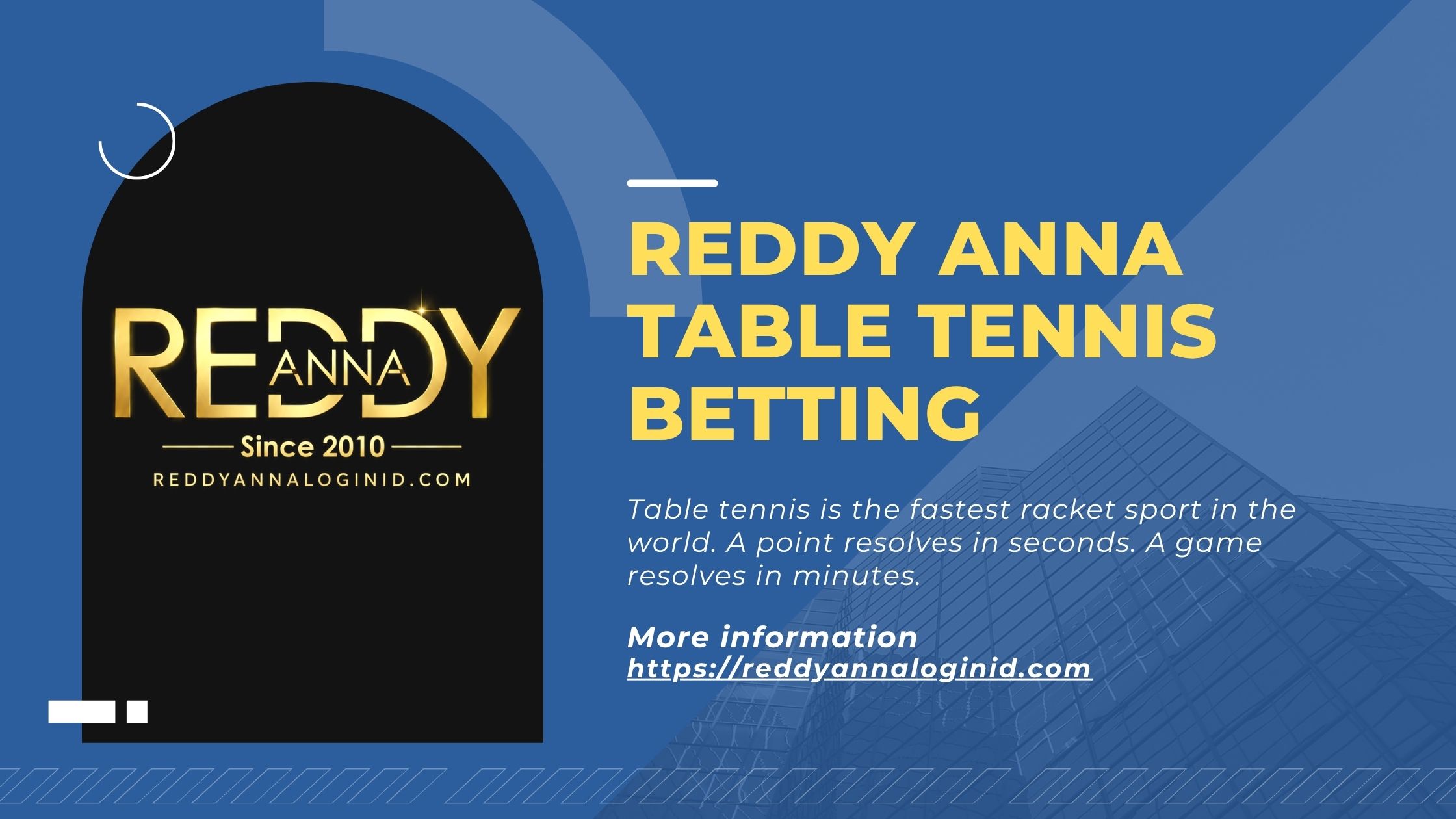 Reddy Anna Table Tennis Betting
