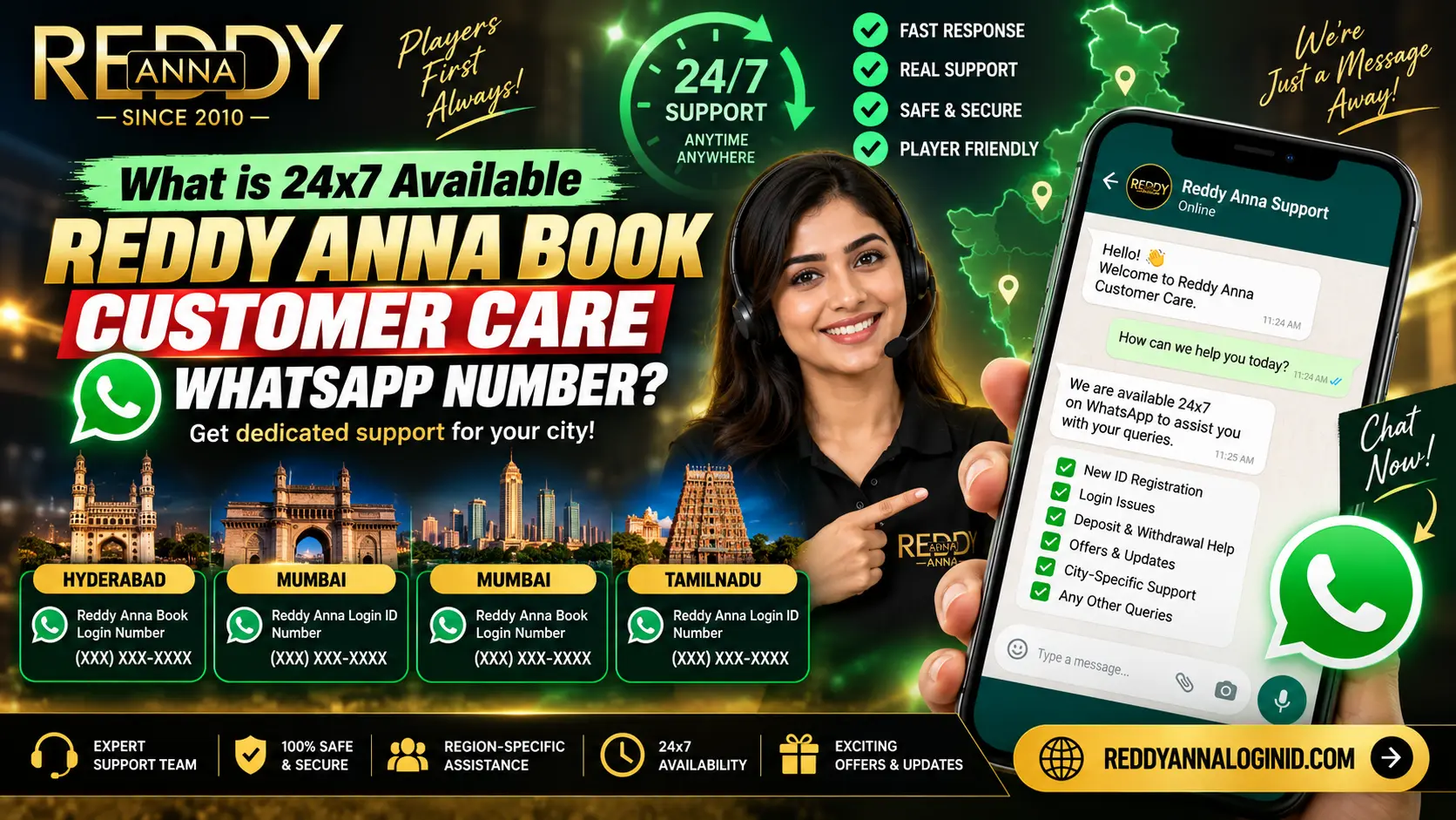 What is Reddy Anna Book Login Number for India?