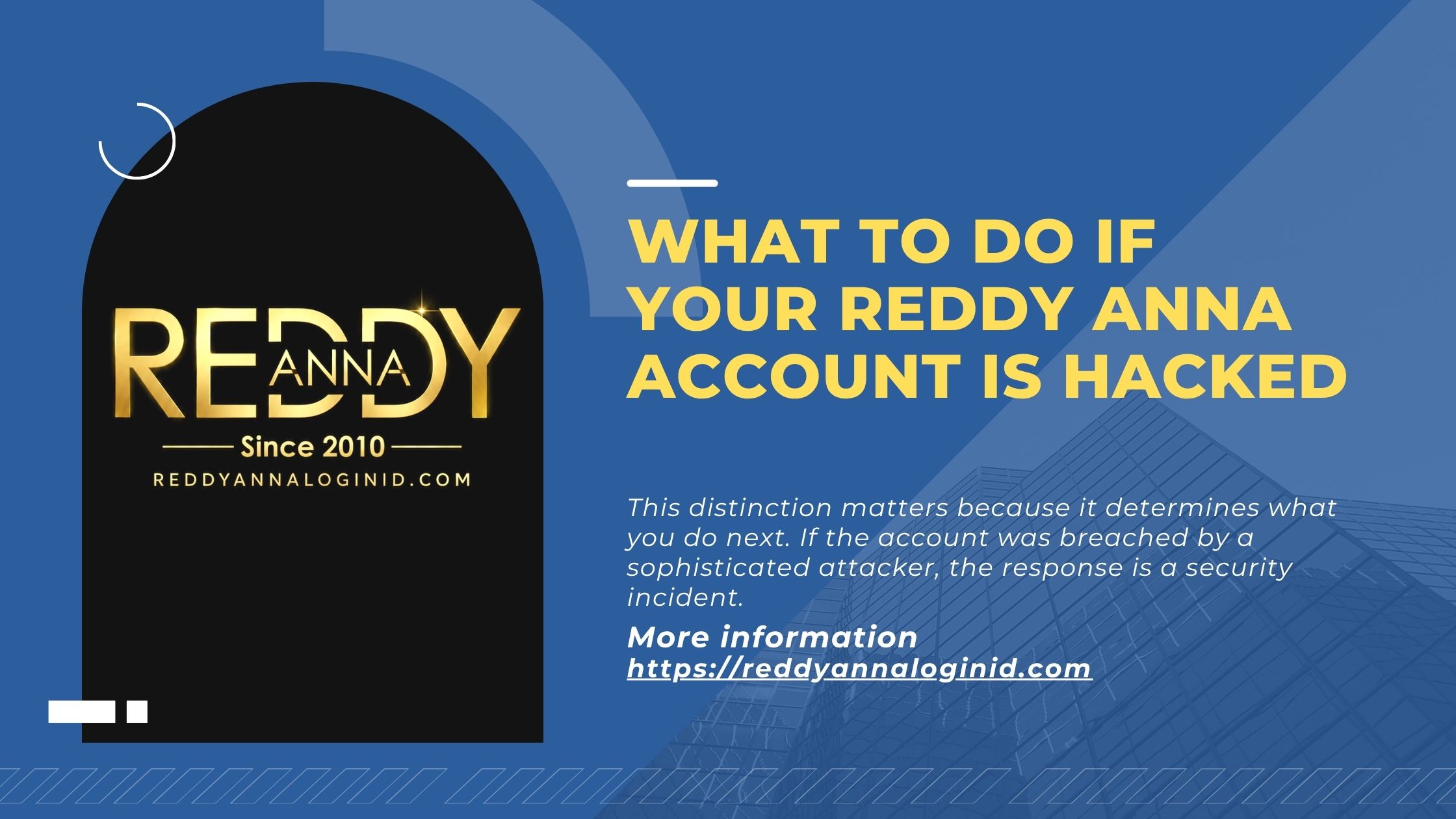 What to Do If Your Reddy Anna Account Is Hacked