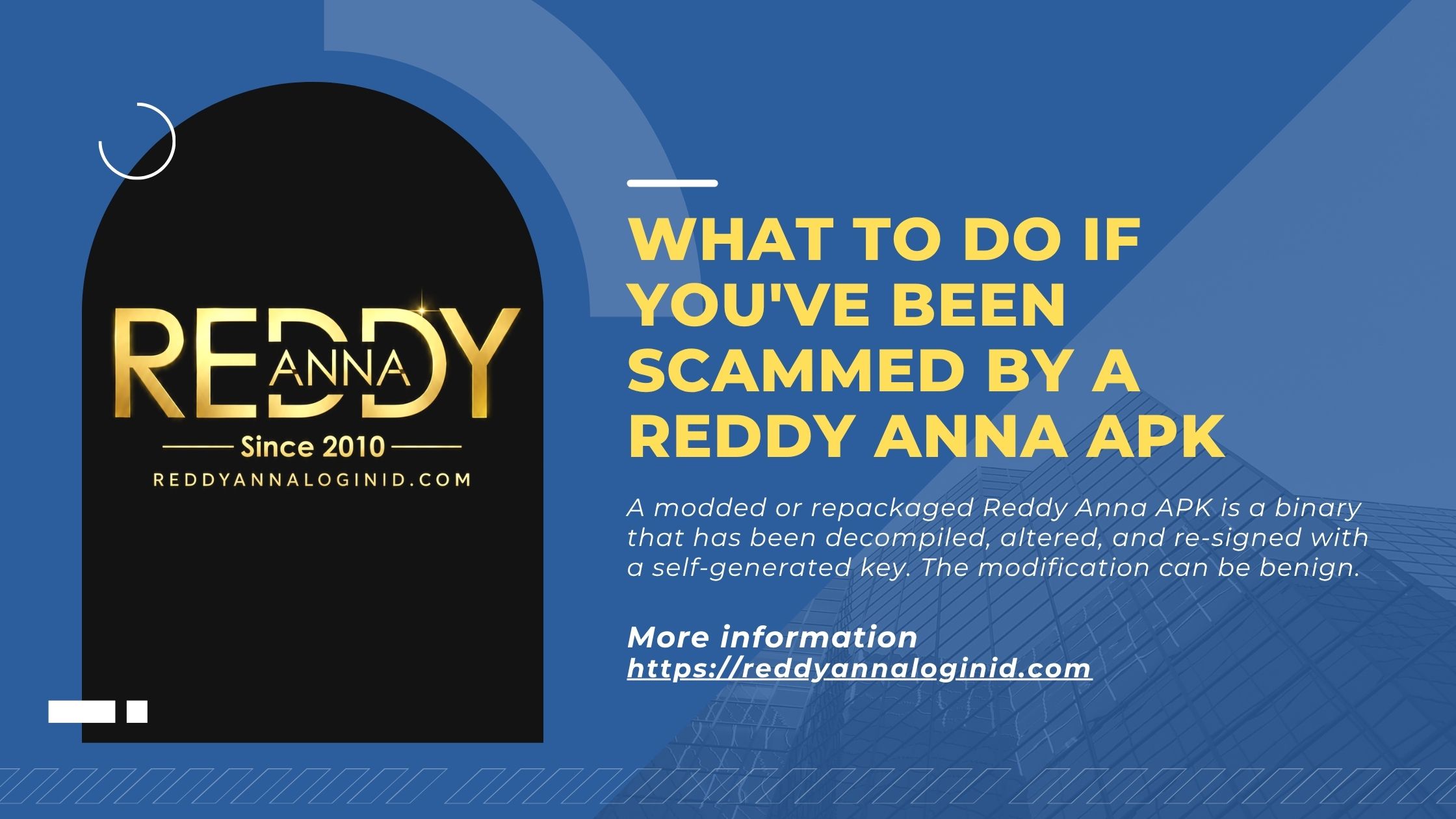 What to Do If You've Been Scammed by a Reddy Anna APK