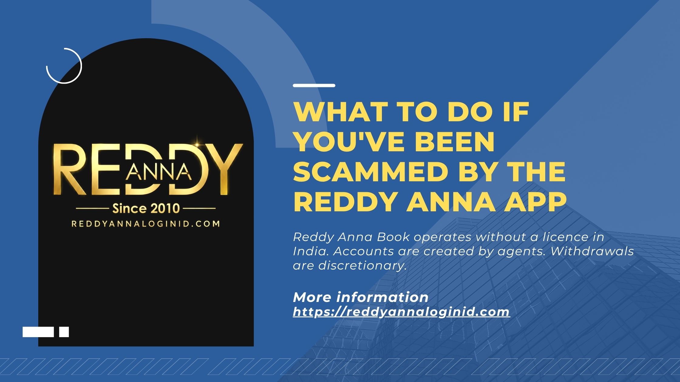 What to Do If You've Been Scammed by the Reddy Anna App