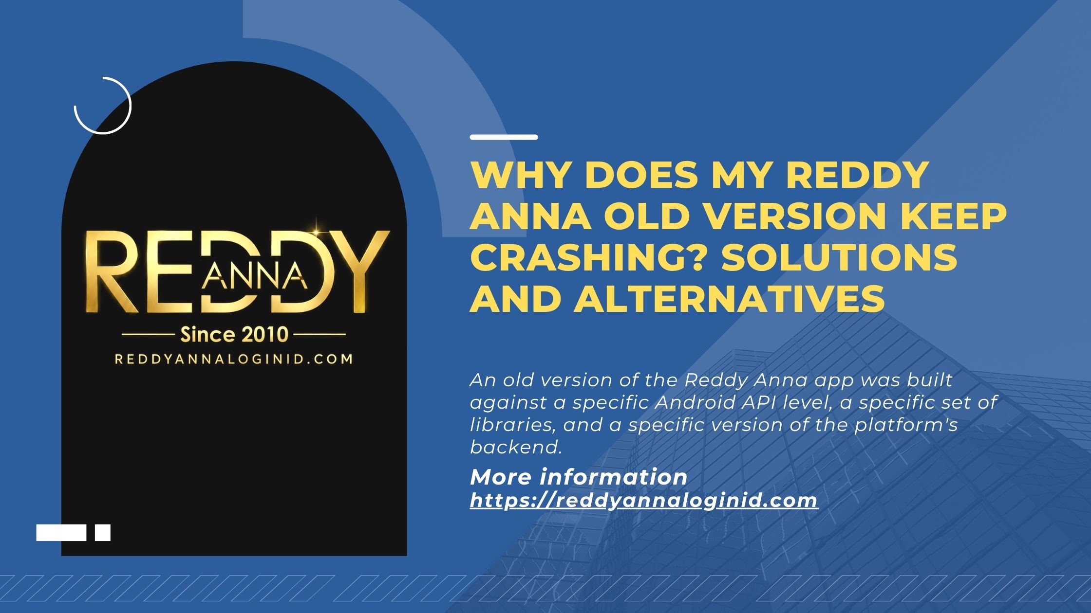 Why Does My Reddy Anna Old Version Keep Crashing? Solutions and Alternatives